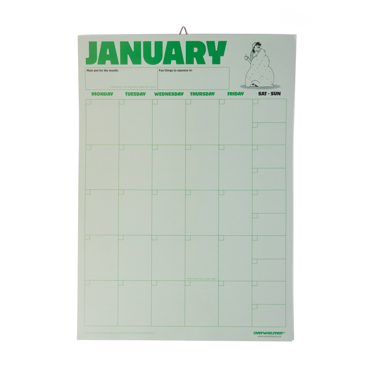 Undated Calendar