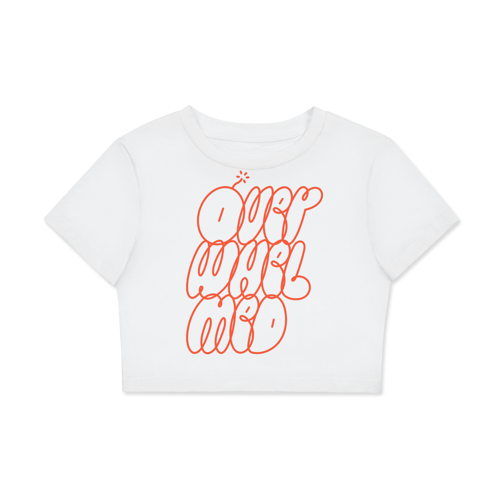 Fitted Crop Cotton T-Shirt