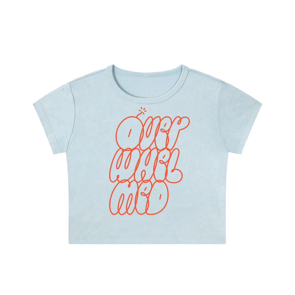 Snow Washed Crop Top